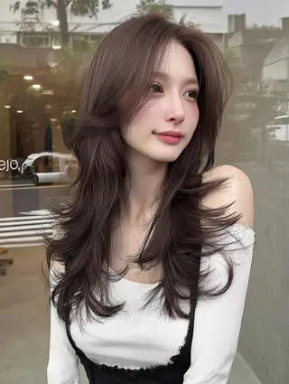セミロング 🔥似合わせカット 管野一稀/仙台/富沢のヘアスタイル