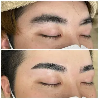 メンズ アイブロウ MMM研究所名駅店 長岡のマツエク・マツパデザイン
