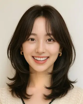 ロング 映える顔まわり/前髪 特化 💗 ユキマのヘアスタイル