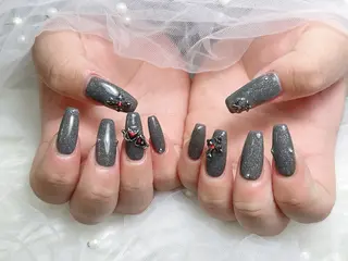 ネイル 【Eclat ｴｸﾗ】nail＆beauty所属・Eclat〔ｴｸﾗ〕 MOEKA𝜗𝜚*のネイルデザイン