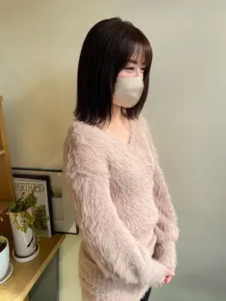 ミディアム カラー 韓国レイヤー🎀/ 顔周り特化🎀/豊田のヘアスタイル