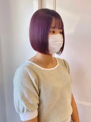 ショート カラー Ayuna /透明感カラーのヘアスタイル