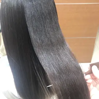 ロング コテ巻き風パーマ/ 髪質改善/河島恭平のヘアスタイル