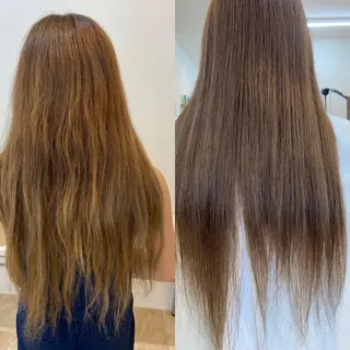 ロング カラー 髪質改善・修復 成瀬由賀里のヘアスタイル