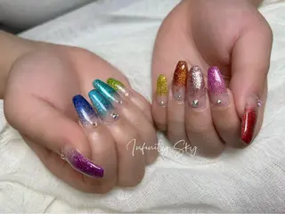 ネイル infinity skyのネイルデザイン