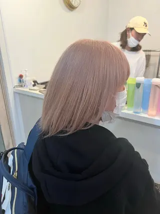 カラー 難波ブリーチカラー ⭐︎瀬尾拓充のヘアスタイル