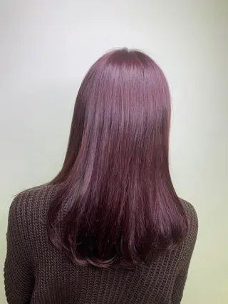 セミロング カラー 今村 愛美のヘアスタイル