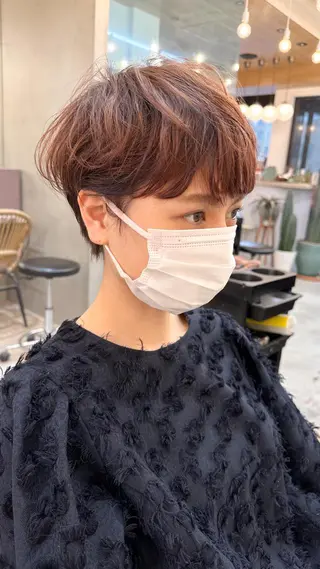 ショート パーマ EMANON YOKOHAMA所属・横浜/ショート/ マンツーマン施術　丹のヘアスタイル