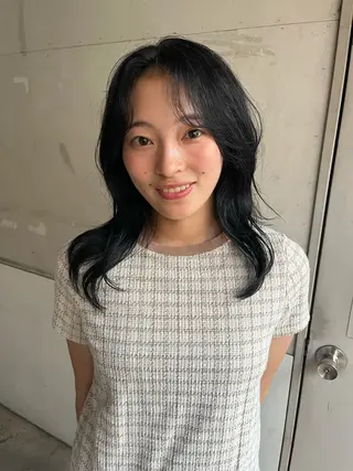 セミロング ルナᯓ☆/ ブリーチモデル募集中のヘアスタイル