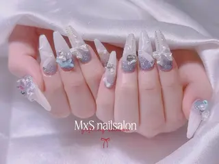 ネイル MxS Nail 【長さだし/フィルイン/マグネット/ワンホンネイル/韓国ネイル/パラジェル】所属・M×S Nail みなのネイルデザイン