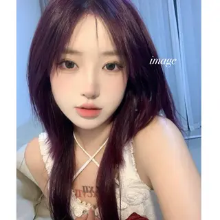 ロング カラー Kurumi🩶銀座 ラベンダーカラー🎀のヘアスタイル