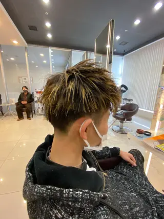 ショート カラー メンズ メンズサロン/戸塚駅 東口3分/冨田大輝のヘアスタイル