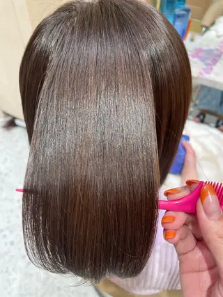 ミディアム カラー 韓国ヘア/髪質改善 /Harunaのヘアスタイル