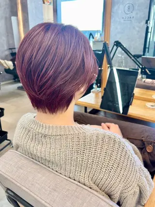 ショート 桜木町2分/くびれ /ボブ/ナチュラルのヘアスタイル