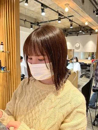 ショート ハイトーン/レイヤー 💜Akaneのヘアスタイル