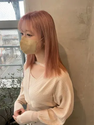 カラー ミユウ👗🎀 /カラーリスト/ボブのヘアスタイル