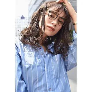 ミディアム カラー パーマ メンズ 口コミ高評価/パーマ Tetsu【テツ】のヘアスタイル