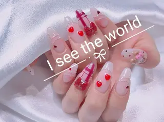 ネイル MxS Nail 【長さだし/フィルイン/マグネット/ワンホンネイル/韓国ネイル/パラジェル】所属・M×S Nail みなのネイルデザイン