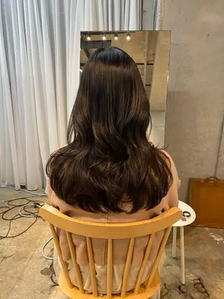 セミロング 飯田 みづきのヘアスタイル