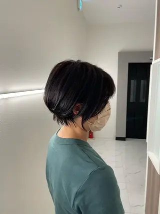 ショート 似合わせスタイル 岡田勇哉のヘアスタイル