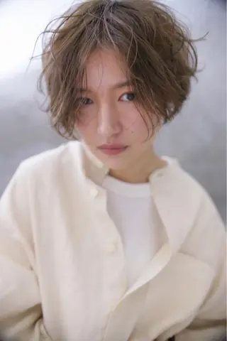 ショート カラー パーマ 🧼柴田 健太郎🧼のヘアスタイル