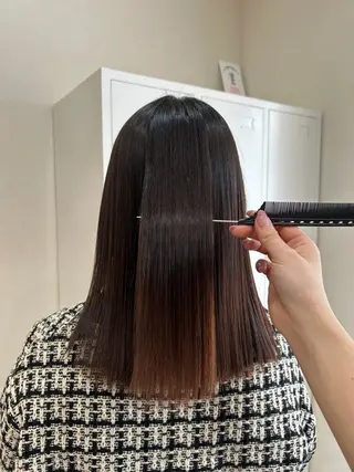 ミディアム MIDORI🎀 透明感/ベージュのヘアスタイル