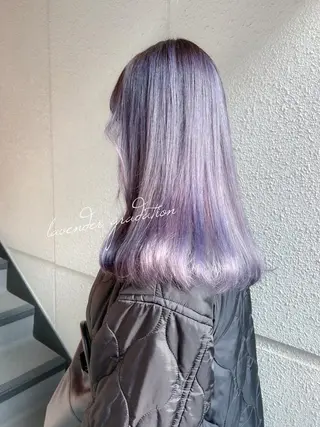 セミロング カラー カラーパティシエ facce🌼ikoのヘアスタイル