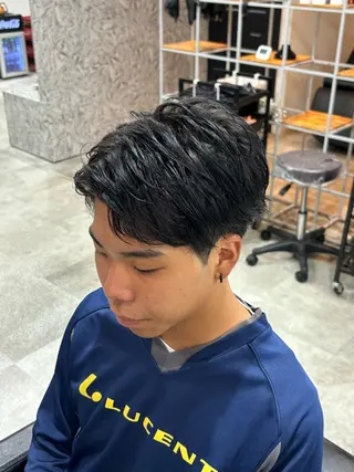 ショート メンズ 河崎 航大のヘアスタイル