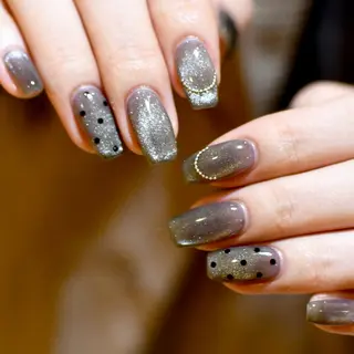 ネイル nuu 栄  /  シェアサロン所属・nuu栄 ユキ / 大人ニュアンスのネイルデザイン