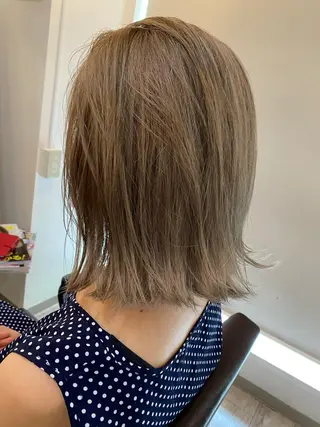 ミディアム カラー dude hair design.のヘアスタイル