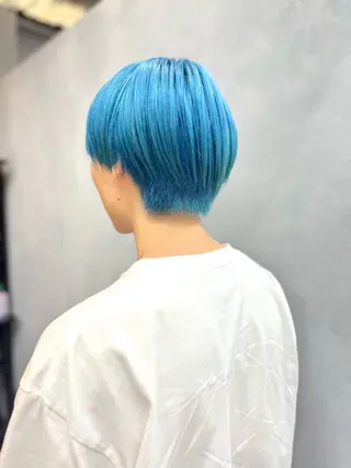 ショート カラー メンズ tomoka 推しカラーのヘアスタイル