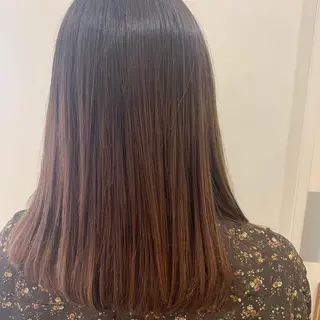 セミロング ボブ/美髪矯正 /佐藤　奈巳のヘアスタイル