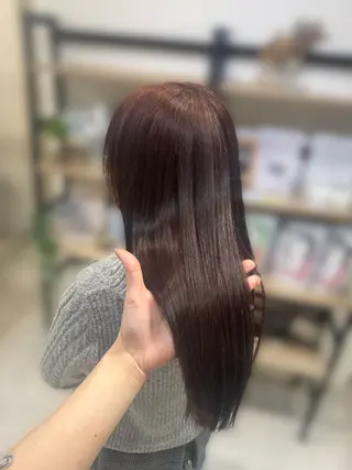 ロング 藤田 紋芽 Jr.stylistのヘアスタイル