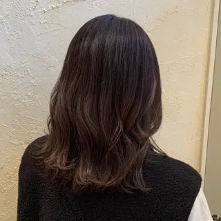 ミディアム カラー ハイトーンカラー/ ケアブリーチ🎀あやのヘアスタイル