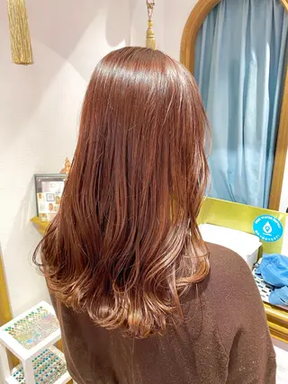 セミロング レイヤーカット /透明感カラー西田のヘアスタイル