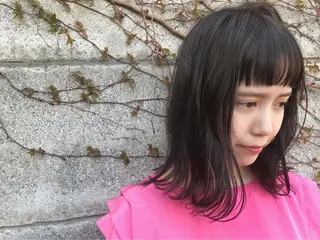 ミディアム カラー オリーブ透明感カラー 表参道/MIKUのヘアスタイル