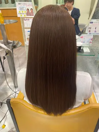 ロング 三田 豪のヘアスタイル