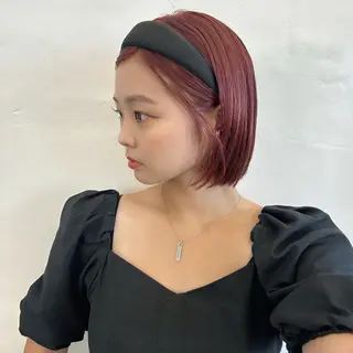 ショート カラー 顔まわりカット/艶髪 カラー✨けいとのヘアスタイル