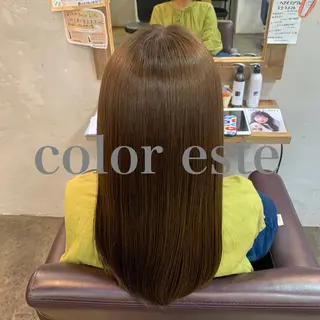 ロング カラー 💎耳ツボジュエリー 髪質改善🌙土屋桃佳のヘアスタイル