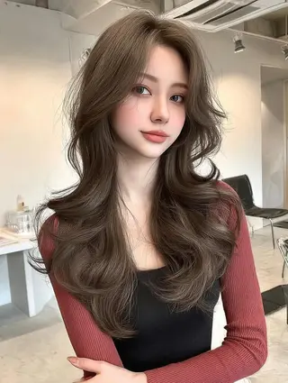 ロング 藤村 雄大のヘアスタイル