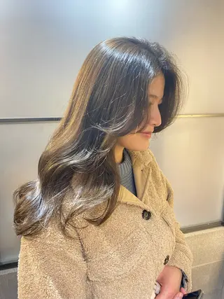 ロング カラー stream1st所属・ツヤカラー 🕊️sayakaのヘアスタイル