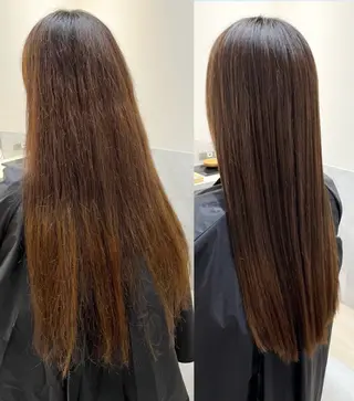 ロング 西田 優作のヘアスタイル