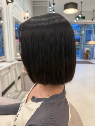 ミディアム パーマ Eclat【エクラ】所属・三上 莉里のヘアスタイル