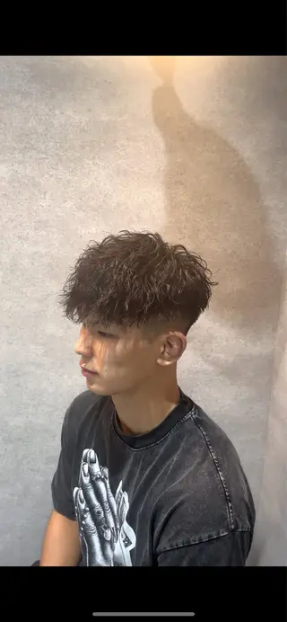 ショート カラー パーマ メンズ キッズ 🔥パーマ特化🔥 優馬のヘアスタイル