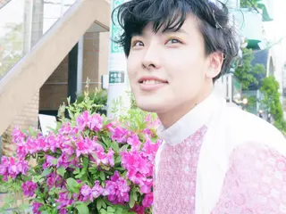 カラー ヘアアレンジ メンズ ピンクベージュ/新潟 万代/高橋桃葉🍑のヘアスタイル