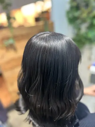 ミディアム カラー 艶髪/レイヤー 🦋MIYUUのヘアスタイル