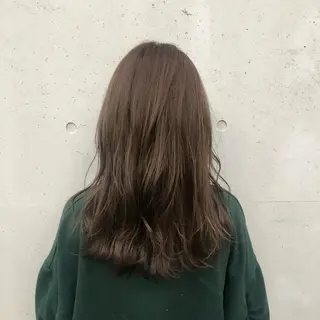 ロング カラー 酸性縮毛矯正🧴韓国 レイヤー/髪質改善のヘアスタイル