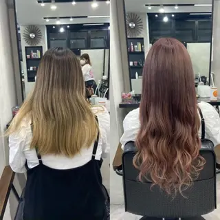 ミディアム 濱川響太レディース カットモデルのヘアスタイル