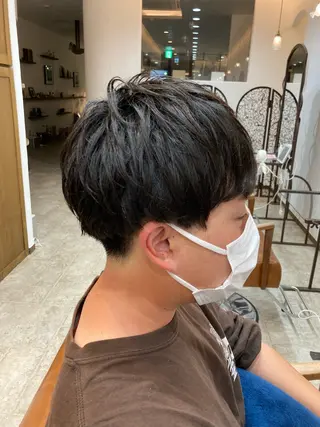 ショート メンズ カット特化型 美容師/栗本のヘアスタイル