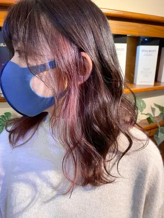 ミディアム カラー 🌈8月末までシャ イン輝きハイトーン✨のヘアスタイル